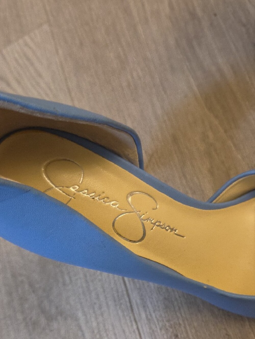 Jessica Simpson Periwinkle D'Orsay Pointed-Toe Pumps - Picture 3 of 5